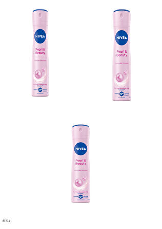 83731 NIVEA PEARL & BEAUTY SPREY  3 ADET