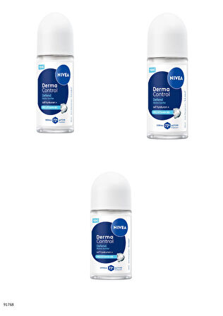 91768 NIVEA Derma Control Defend Roll-On  3 ADET