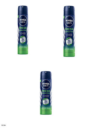 95784 NIVEA MEN Fresh Sensation Sprey  3 ADET