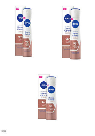 98509 NIVEA DERMA CONTROL CLINICAL SPREY 150ML  3 ADET