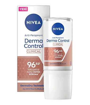 98511 NIVEA DERMA CONTROL CLINICAL ROLL-ON  3 ADET