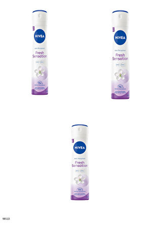 98522 NIVEA Fresh Sensation Sprey  3 ADET