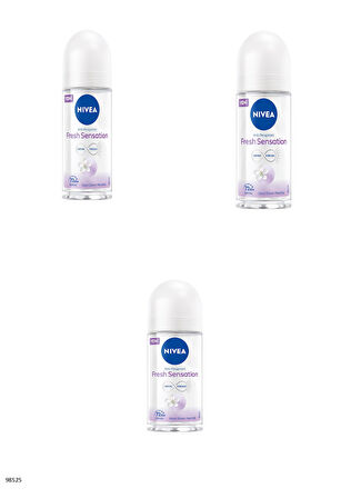 98525 NIVEA Fresh Sensation Roll-On  3 ADET