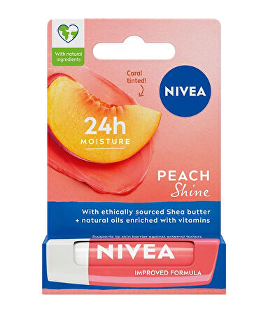 85031 NIVEA Şeftali Dudak Bakım Kremi  3 ADET