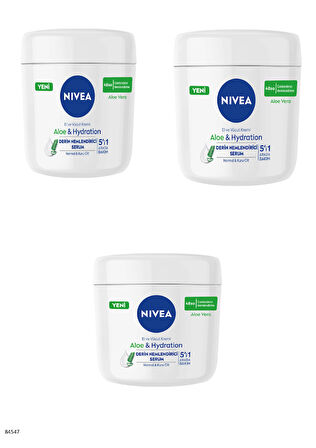 84547 NIVEA ALOE VERA EL VE VÜCUT BAKIM KREMİ  3 ADET