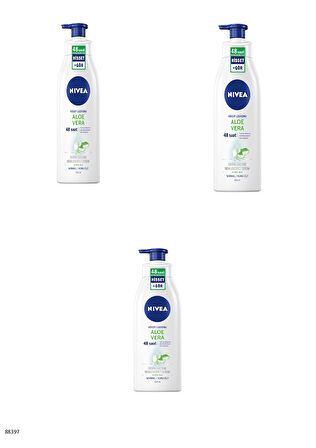 88397 NIVEA ALOE VERA VÜCUT LOSYONU  3 ADET