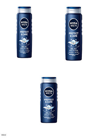 83612 NIVEA MEN PROTECT&CARE DUŞ JELİ  3 ADET