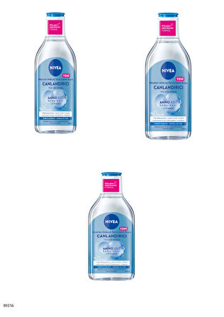 NIVEA CANLANDIRICI MICELLAR MAKYAJ TEMİZLEME SUYU  3 ADET