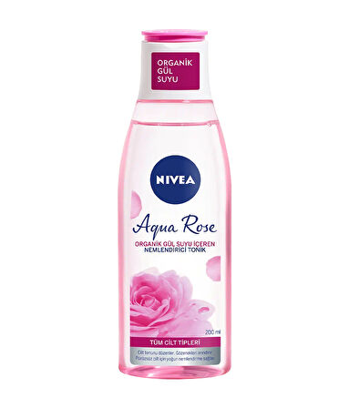 94428 NIVEA AQUA ROSE ORGANİK GÜL SUYU İÇEREN NEMLENDİRİCİ TONİK  3 ADET