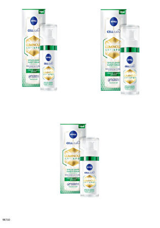 98710 NIVEA LUMINOUS630 SİVİLCE LEKESİ KARŞITI SERUM  3 ADET