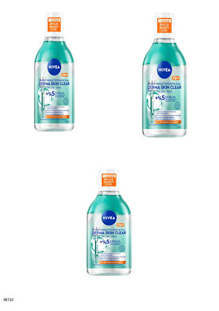 98722 Derma Skin Clear Micellar Makyaj Temizleme Suyu  3 ADET