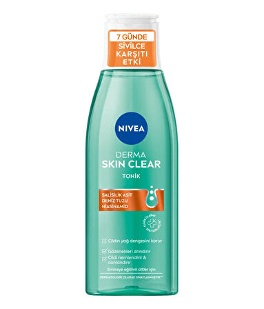 98758 NIVEA Derma Skin Clear Tonik  3 ADET