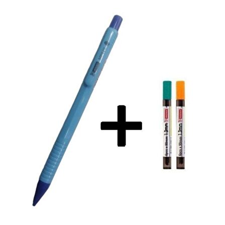1.3 mm Uçlu Kalem ve 1.3 mm Ucu 2 Adet Mikro Mp-620 Versatil Kalem Seti