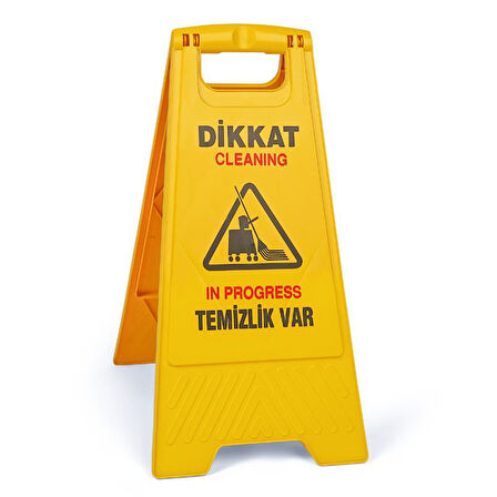 Omnisoft UCTM KZ101 Temizlik Var Uyarı Levhası 6 Adet