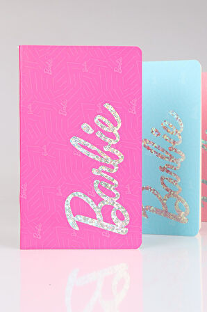 DEKOMUS İLE LİSANSLI BARBIE 60 YAPRAK ÇİZGİLİ DEFTER 13x21 CM