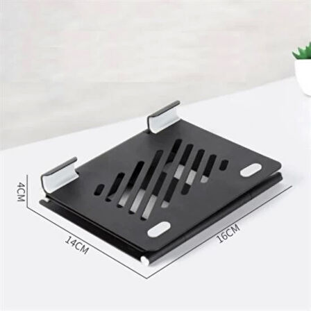 ®  Ayarlanabilir Metal Dizüstü Destek Tabanı Katlanabilir Taşınabilir Laptop Sehpası Standı ( Lisinya )