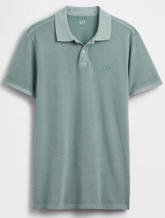 Gap Logo Pike Polo Yaka T-Shirt 586306043 Kısa Kol Tişört Erkek T-Shirt