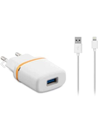 1000MA iPhone Lightning Kablo ve Ev Şarj Adaptör