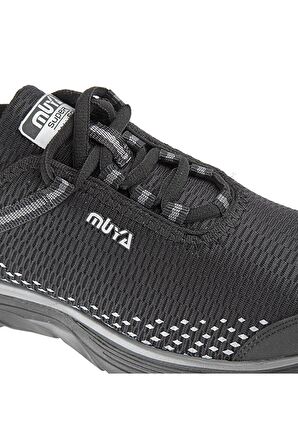 Gri - Deuce Bağcıklı Unisex Memory Foam Ortopedik Spor Ayakkabı