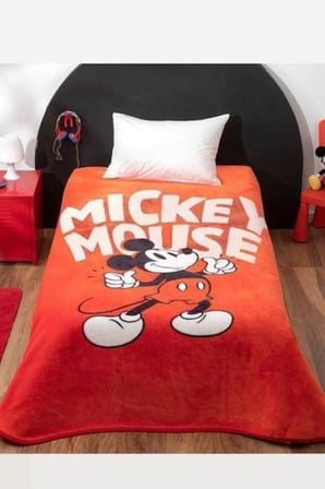 Taç Lisanslı Outlet Battaniye Mickey Mouse Tek Kişilik
