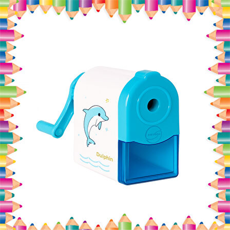 Kalemkar Sevimli Figürlü Mekanik Masa Üstü Kalemtıraş