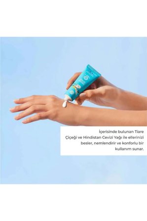 Vegan Monoi El Kremi Tüm Ciltler İçin Nemlendirici Monoi de Tahiti 75 ml