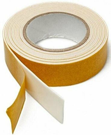 Çift Taraflı Köpük Bant 19mm x 2m 3 adet