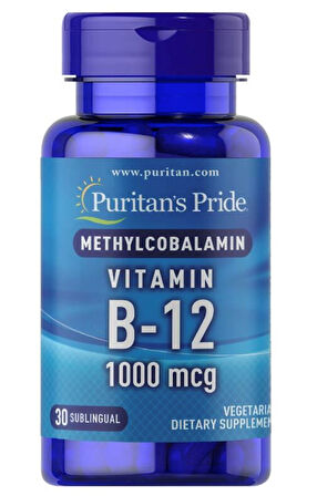 Puritan's Pride Vitamin B12 1000 Mcg 30 Tablet