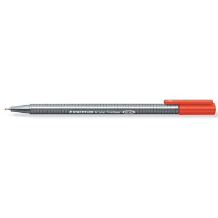 Staedtler Fineliner Triplus Üçgen 0.3 MM Kırmızı 334-2 (10 adet)