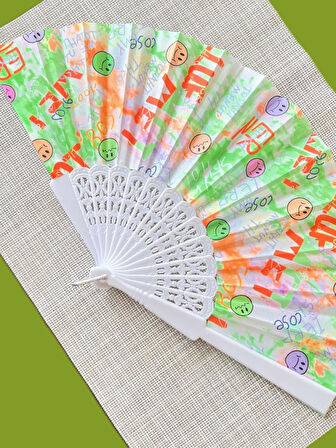 Fosforlu Yelpaze Turuncu Boss Yazılı