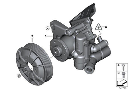 AKTİF DİREKSİYON POMPASI E90LCI N52/N53