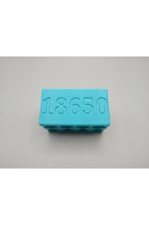 TEN Elektronik 18650 Pil Standı ve Düzenleyici - 8'li Pil Yuvası (2x4)