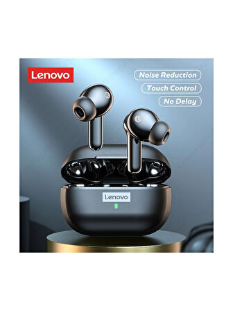  Lenovo Lp1s Livepods Tws Kulak İçi Bluetooth Kulaklık 120cm Siyah
