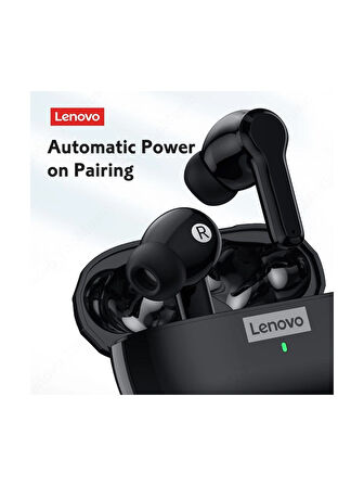  Lenovo Lp1s Livepods Tws Kulak İçi Bluetooth Kulaklık 120cm Siyah