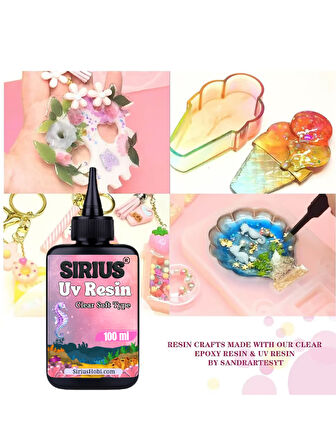 Sirius Soft Tip UV Reçine (Esnek yapı – Yarı elastik)-Hızlı Kürlenen 100ml