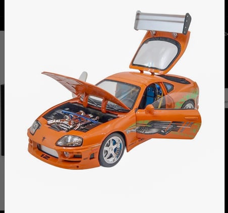 Hobbiez World 1/24 Toyota Supra Turuncu