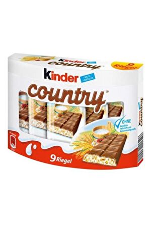 Country 9 Sütlü ve Yulaflı Çikolata 23,5 gr