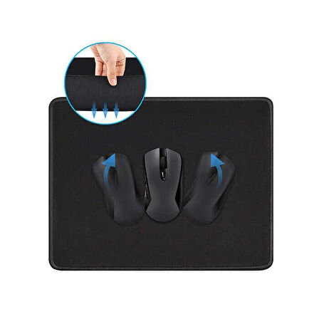 Mousepad Kaydırmaz Koku yapmaz 1.5mm Kalınlık Mouse Pad 18 x 22 CM