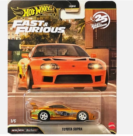 HOT WHEELS TOYOTA SUPRA CHASE PREMIUM HNW46