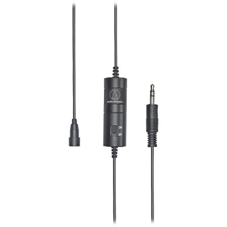 Audio-technica Atr3350xis Akıllı Telefonlar Için Çok Yönlü Kondenser Yaka Mikrofonu