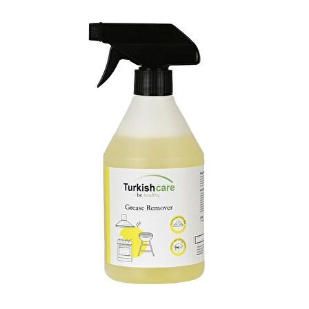 Turkishcare Bulaşık Makinesi Tableti 40 lı x 3 Ad + Yağ ve Mutfak Temizleme Spreyi  500 ml x 2 Adet 