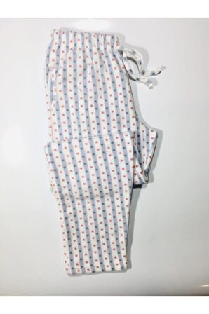 Lüx Cepli Polar Kışlık Pijama Altı