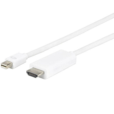 Mini Displayport To Hdmi Çevirici Dönüştürücü Adaptör Kablosu (3 Metre)