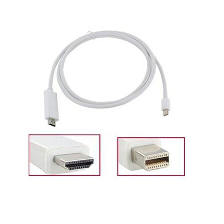 Mini Displayport To Hdmi Çevirici Dönüştürücü Adaptör Kablosu (3 Metre)