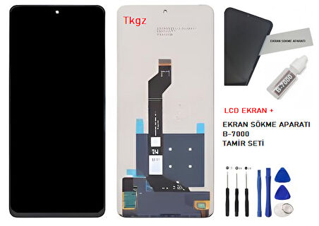 Tkgz Huawei Nova 9SE Uyumlu Lcd Ekran Dokunmatik SERVİCE PACK - HD Nano Ekran Korucu Hediye