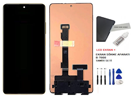 Tkgz Xiaomi Redmi NOTE 13 PRO (5G) Uyumlu Lcd Ekran Dokunmatik SERVİCE PACK - HD Nano Ekran Korucu Hediye