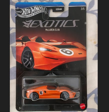 Hot Wheels Silver Series Exotics Mclaren Elva