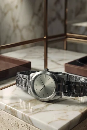 Exclusive Serisi: 20mm Premium Fırçalanmış Çelik Saat Kordonu - Gümüş