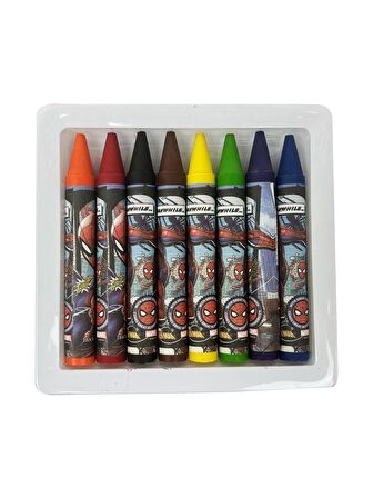 Spiderman Lisanslı Pastel Boya Set 8li Çocuk Marvel