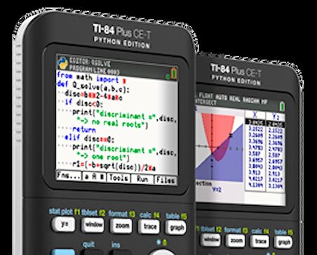 Texas Instruments TI-84 Plus CE-T Phyton Edition Grafik Bilimsel Hesap Makinesi